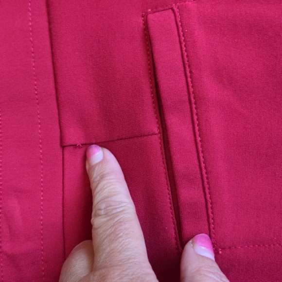 Betabrand Red Pull-on Pants - Picture 16 of 16